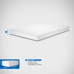 CE ACTIVE PREMIUM EXTRA FIRME SP 24cm X 1,88m X 1,28m CFT