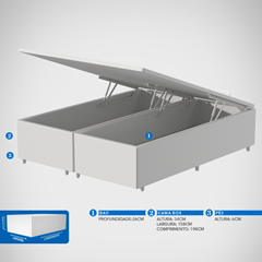 BOX BAU EXTRA FIRME LF SL 40cmX1,98mX79cm CD03B CCB