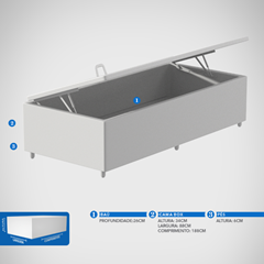 BOX BAU EXTRA FIRME LF SL 40cmX1,88mX88cm CD03B CCB